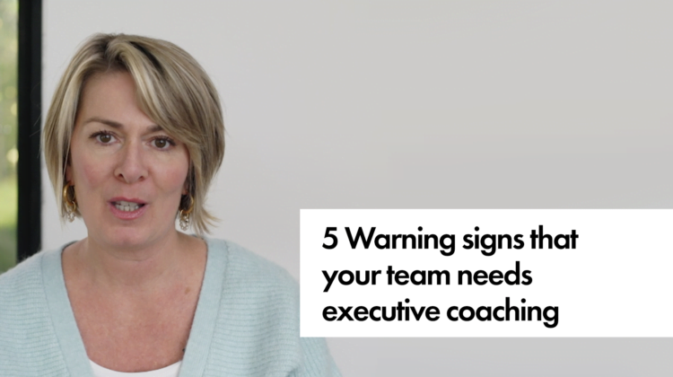 Featured image for “5 Warning signs that your team needs executive coaching”
