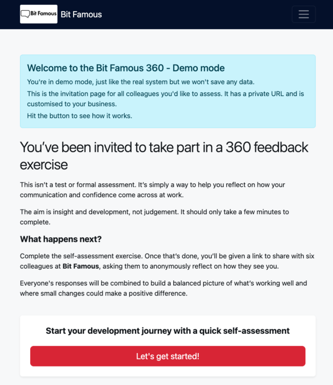 Bit Famous 360 demo