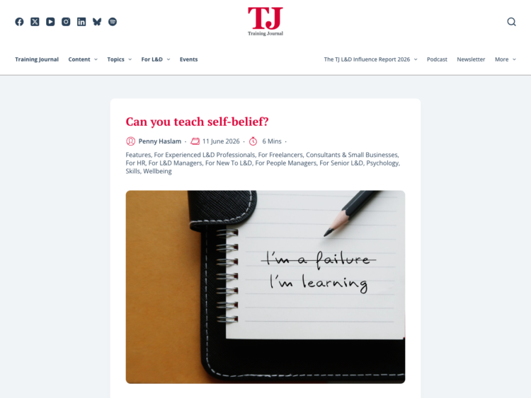 Bit Famous in the media - Training Journal